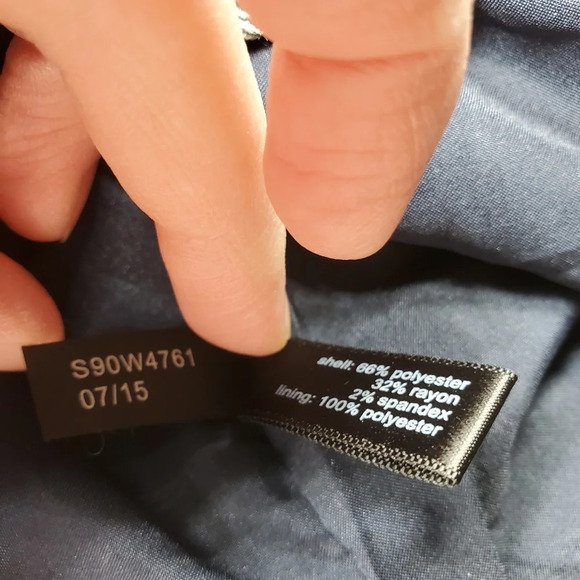 THE LIMITED | FRONT ZIP STRIPED CASUAL MINI SHORT SKIRT WOMEN'S SIZE 0 - Picture 9 of 12